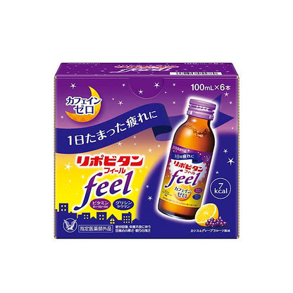 Taisho Pharmaceutical Lipovitan Feel 100ml x 6 Bottles