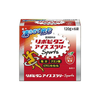 Taisho Pharmaceutical Lipovitan Ice Slurry Sports Apple Flavor 120g x 6