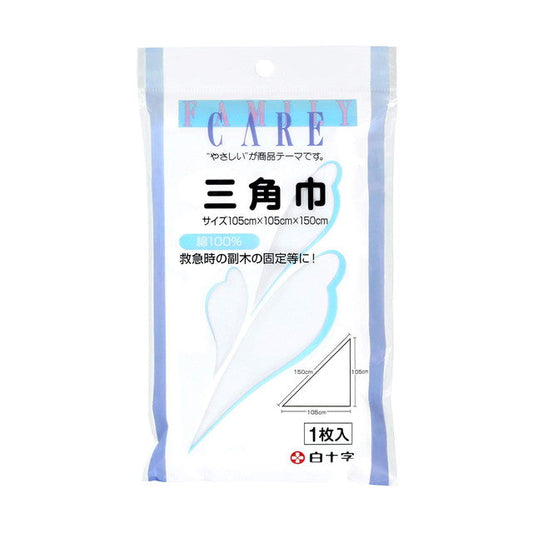 Shirojiro Family Care Triangle Bandage 100% Cotton (1 Piece)