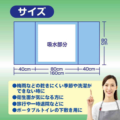 Shirojiro Salva Care Sheets Disposable Type 6 Pieces
