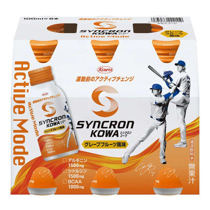 Kowa Synchron Kowa Active Mode (Grapefruit Flavor) 100ml x 6 bottles