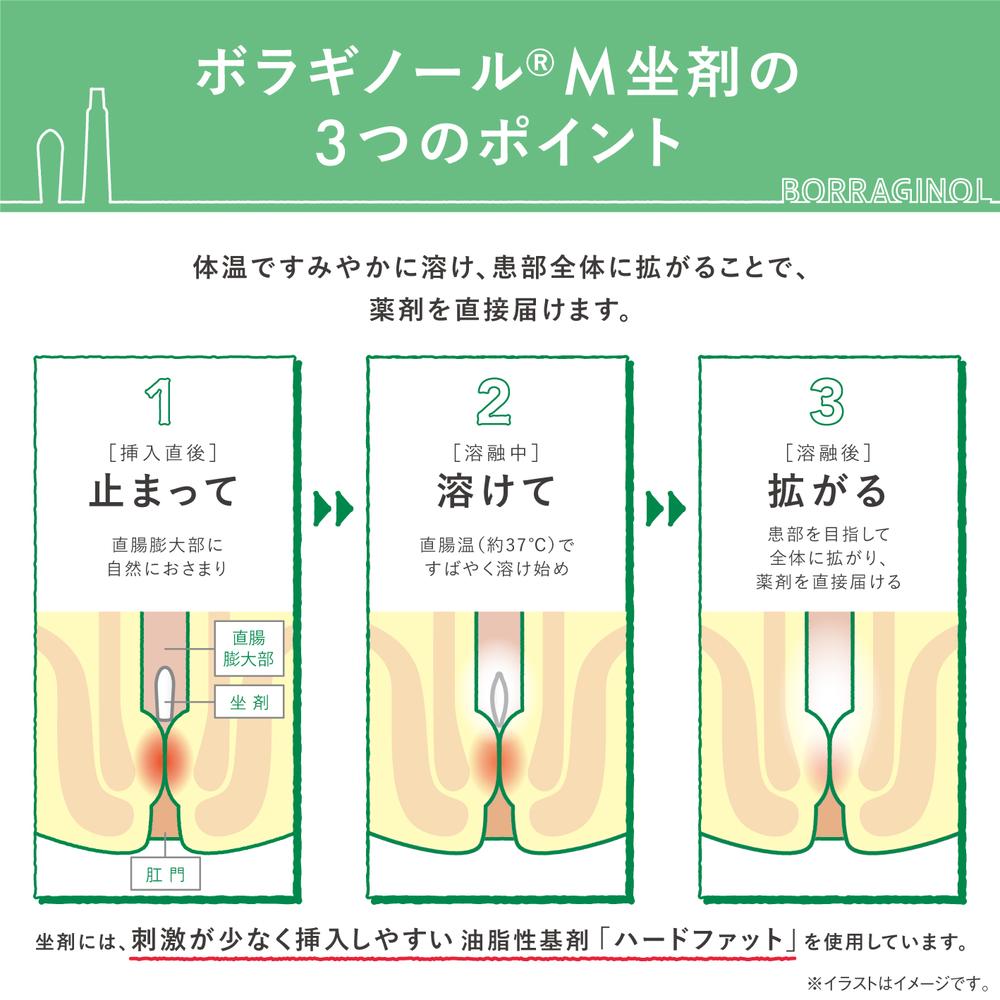Borraginal M Suppositories 10 Pieces