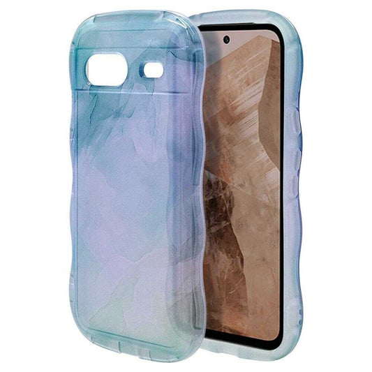 Telephone Lease Google Pixel 8a Extreme Protection WAVECASE Puffy TPU Case BL 7921PXL8ATPBL