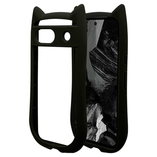 Telephone Lease Google Pixel 8a Cat Ear Case Black