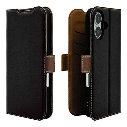 Telehone Lease iPhone 16 Case Cover Black x Brown