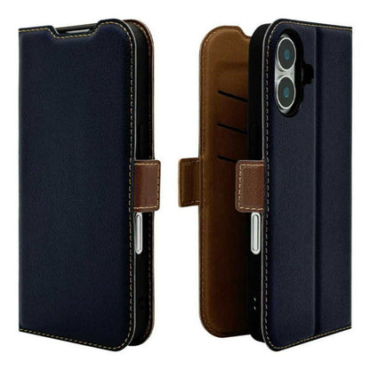 Telehone Lease iPhone 16 Case Cover Navy x Brown