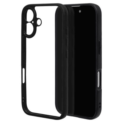 Telephone Lease iPhone 16 Case Cover Hybrid Extreme Protection Black x Clear