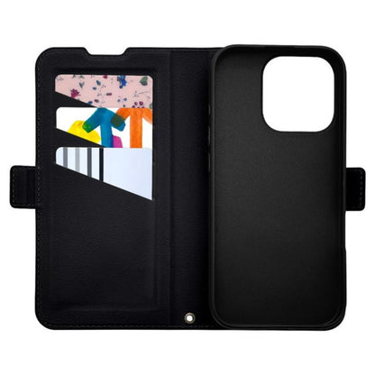Telephone Lease iPhone 16 Pro Wallet Case MagSafe Compatible Wireless Charging Compatible Black