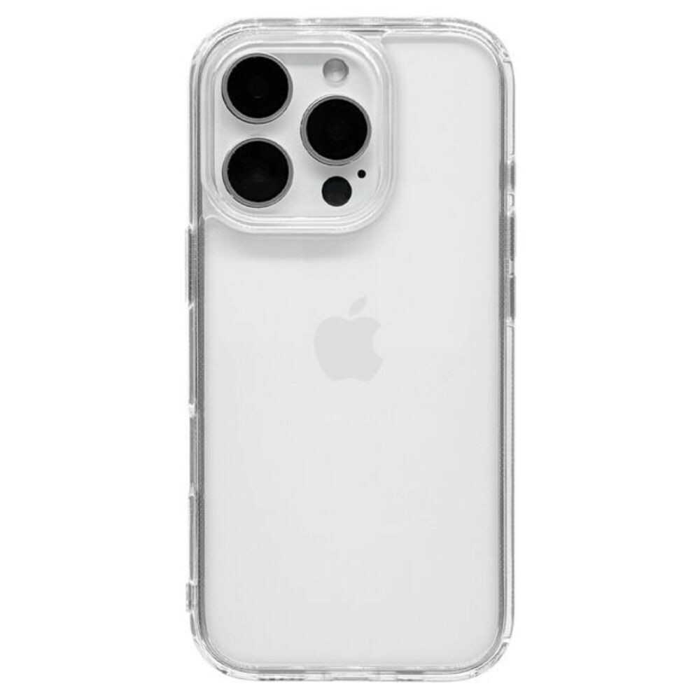 Telehone Lease iPhone 16 Case Clear TPU Strap Hole Wireless Charging Compatible