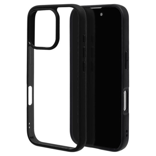 Telehone Lease iPhone 16 Pro Case Cover RHINOX Black x Clear