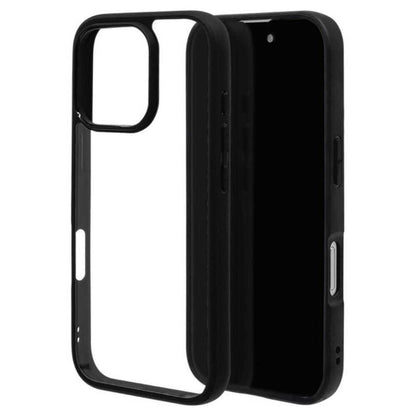 Telehone Lease iPhone 16 Pro Case Cover RHINOX Black x Clear