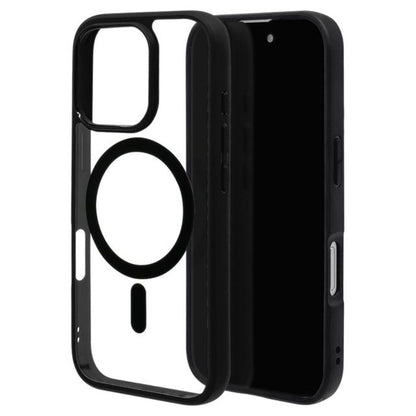Telehone Lease iPhone 16 Pro Case Cover RHINOX Black x Clear