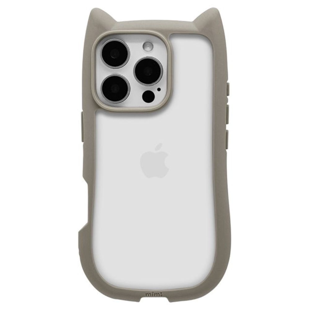 Telehone Lease iPhone 16 Pro Case Cover Hybrid Cat Ears Taupe