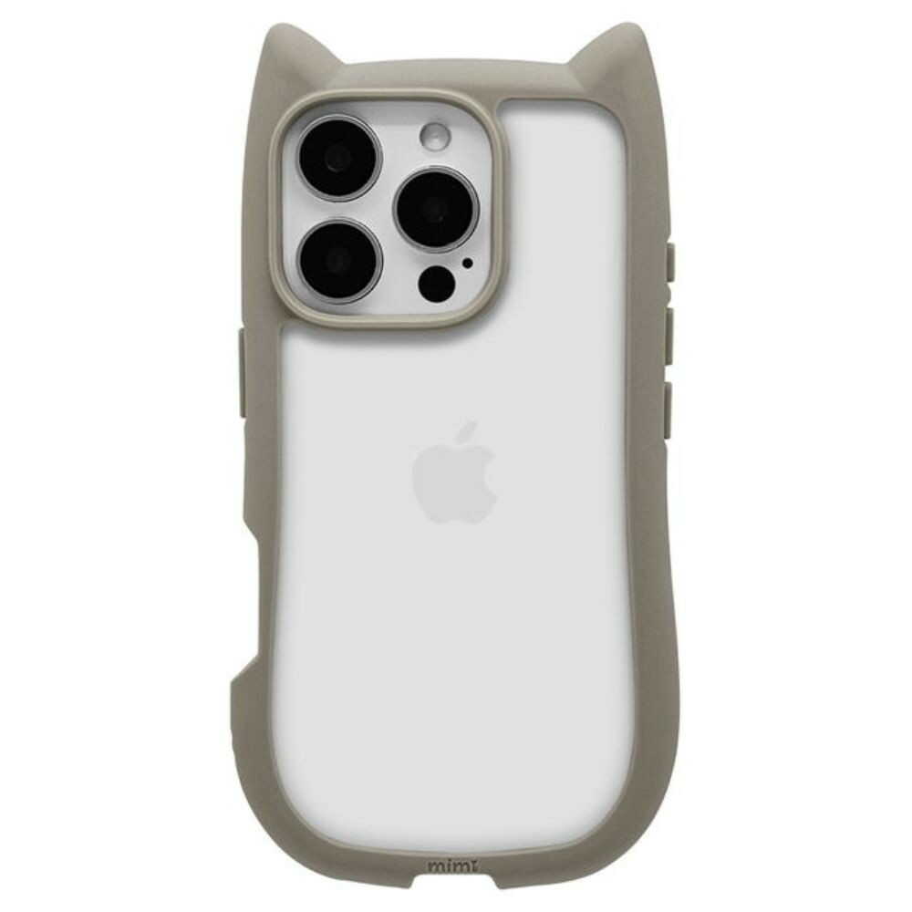 Telehone Lease iPhone 16 Pro Case Cover Hybrid Cat Ears Taupe