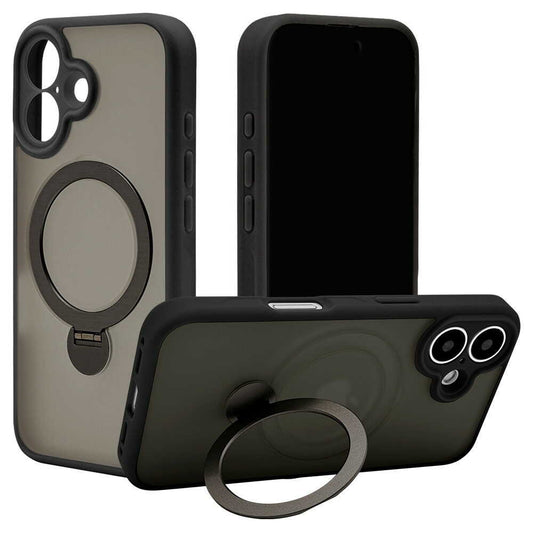 Telephone Lease iPhone 16 360° Rotating Stand Frost Black 8287IP461ZSFSLBK