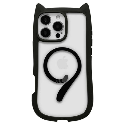 Telephone Lease iPhone 16 Pro Max mimi Cat Ear Hybrid TPU×PC Black 8335IP467PHPMBK