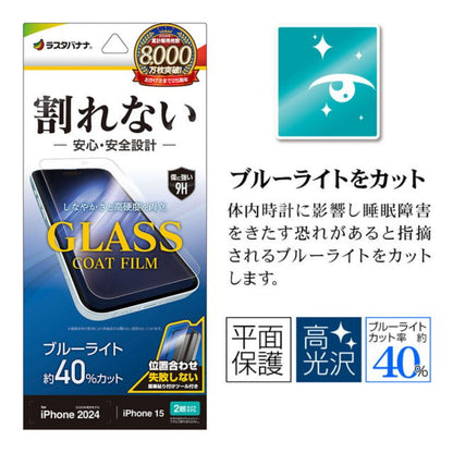 Telephone Lease iPhone 16/15 Film Blue Light Cut Glass Coating