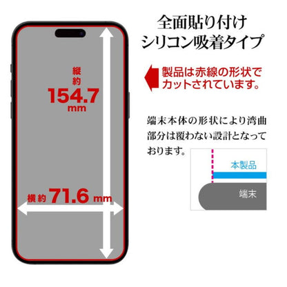 Telehone Lease iPhone 16 Plus / 15 Plus Glass Film High Gloss Clear