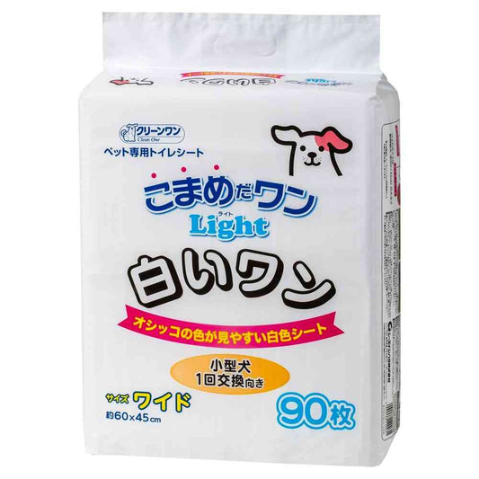 Shizuishiihara Clean One Komame Da Wan White Wide 90 Sheets