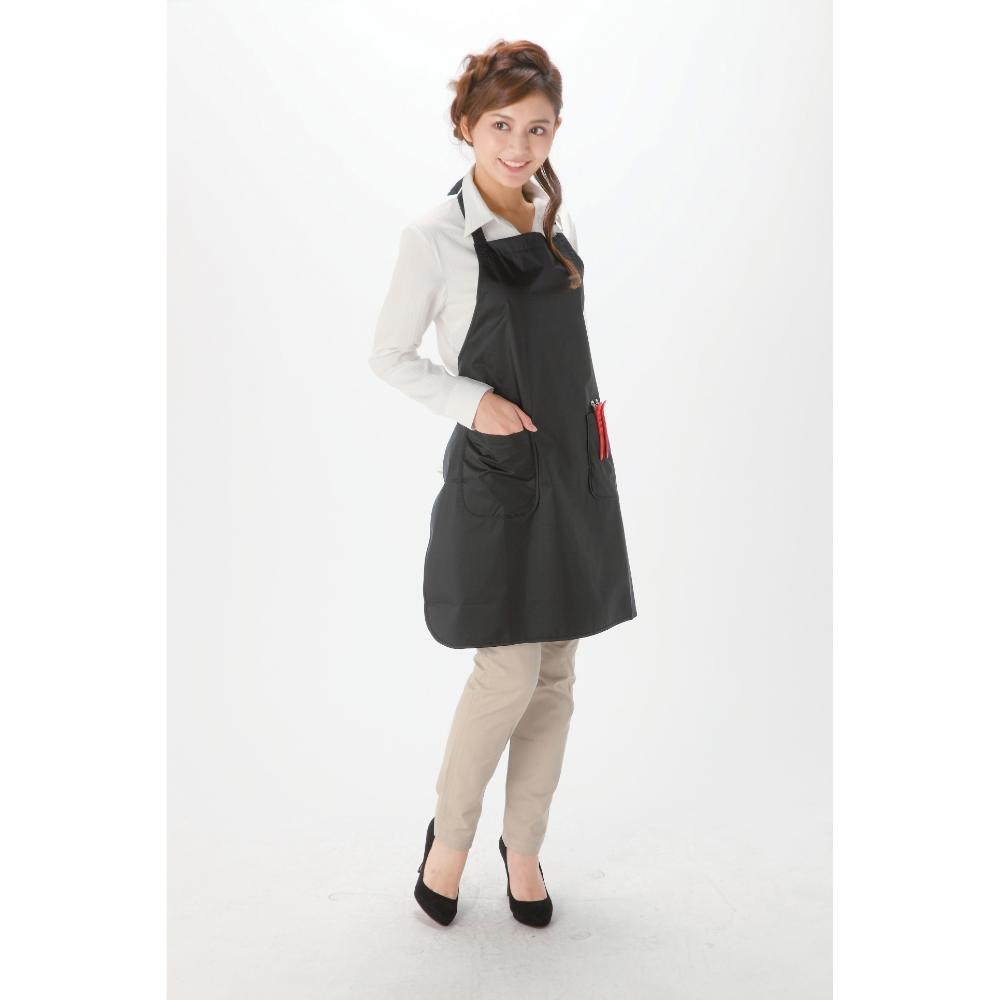 Wako Moisture-Permeable Apron Neck Hanging Black