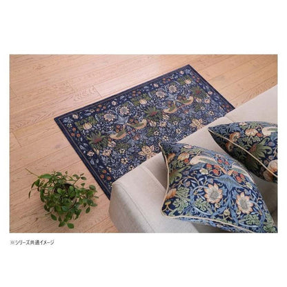 Strawberry Thief Mat Approx. 45×75cm FH1709A B Blue