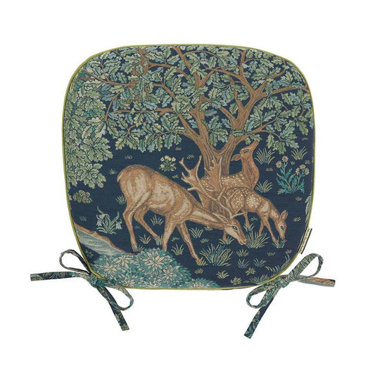 The Brook Dining Seat Cushion 45cm×43cm Dark Blue