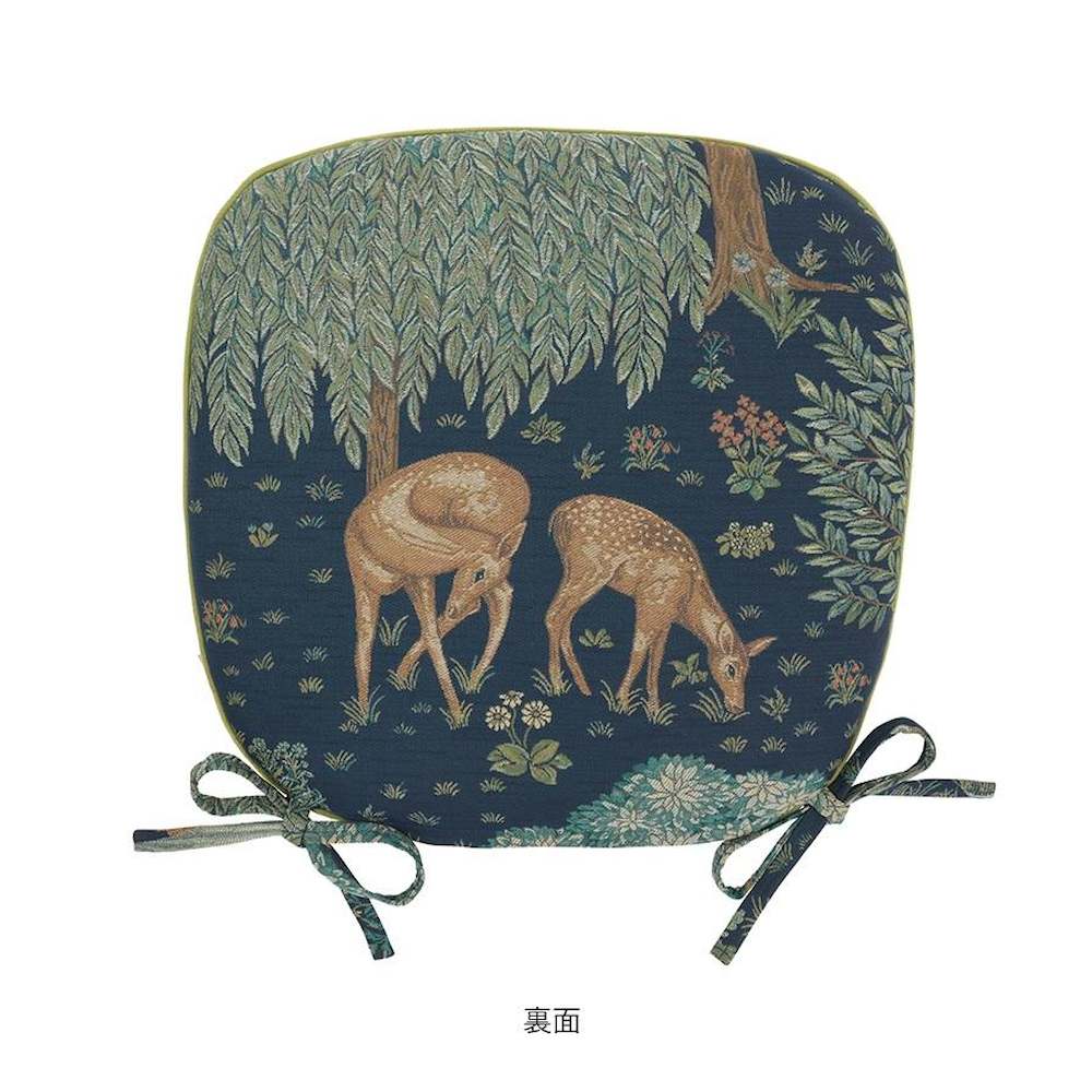 The Brook Dining Seat Cushion 45cm×43cm Dark Blue