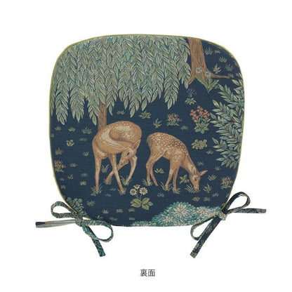 The Brook Dining Seat Cushion 45cm×43cm Dark Blue