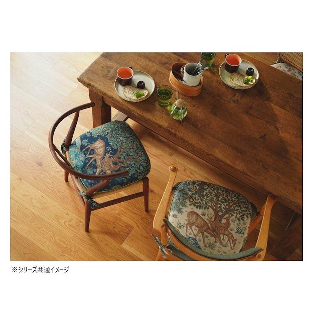 The Brook Dining Seat Cushion 45cm×43cm Dark Blue