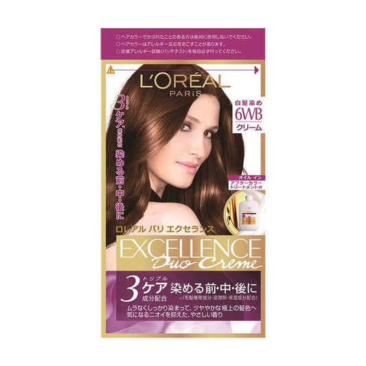 L'Oreal Paris Excellence Hair Color N Cream Type 6WB