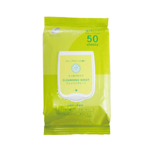 SUNSTYLE Cleansing Sheet Refreshing Type 50 Sheets