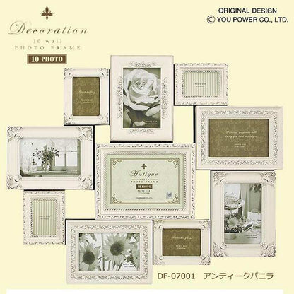 Photo Frame Decoration 10 Wall Frame Antique Vanilla