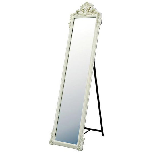 Grace Stand Art Mirror New Roxy W Antique White
