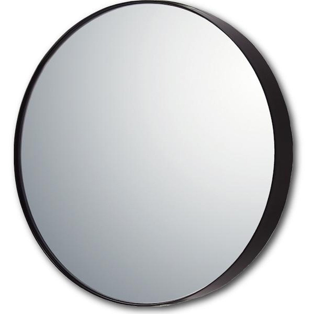 Slim Line Mirror Round M BK