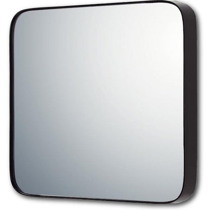 Slim Line Mirror Round Corner M BK