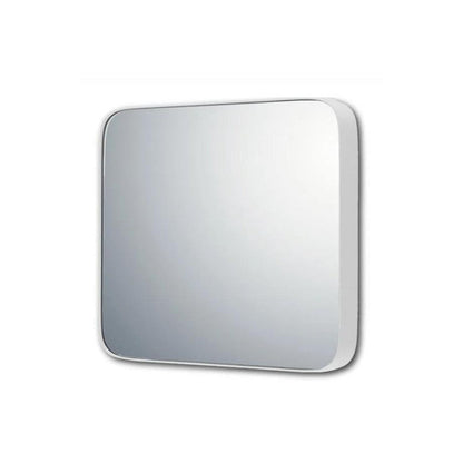 Slim Line Mirror 'Round Corner L' Gloss White