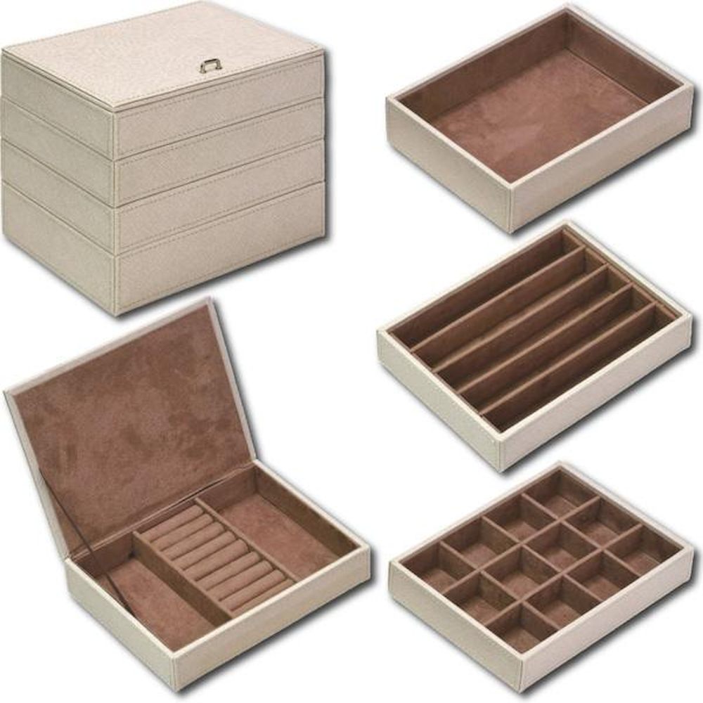 U-Power 4-Drawer Jewelry Box White YB-05001