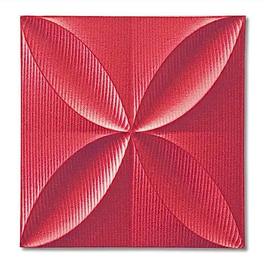 Pladek Wall Art 'Echo' Metal Red
