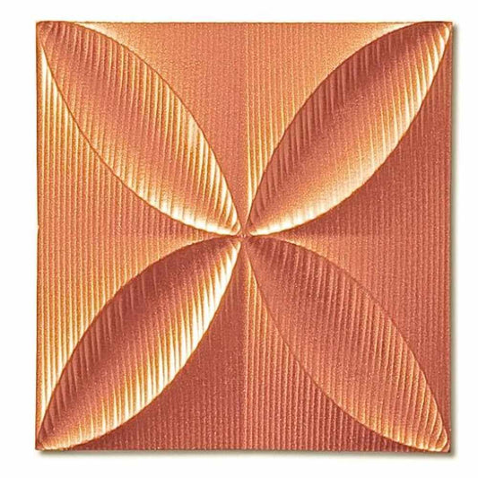 Pladek Wall Art 'Echo' Metal Orange