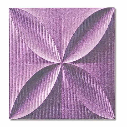 Pladek Wall Art 'Echo' Metal Purple