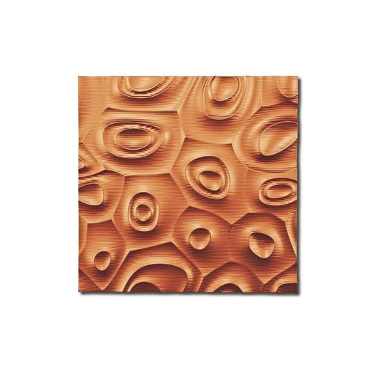 Pladek Wall Art 'Nebulas' Metal Orange