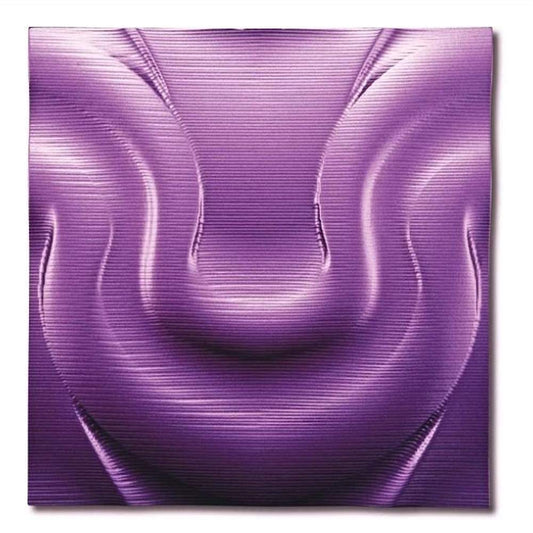 Pladek Wall Art 'Billabong' Metal Purple
