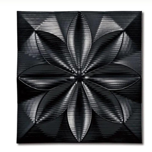 Pladek Wall Art 'Floral' Black