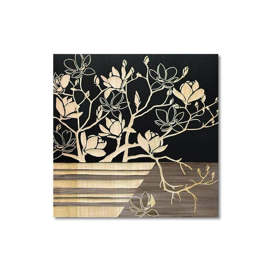 Art "Magnolia with Base" BK+NP