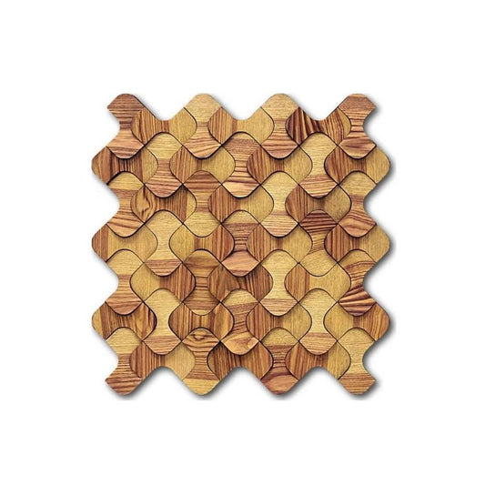 Pladek Wood Origami Natural Spool Square