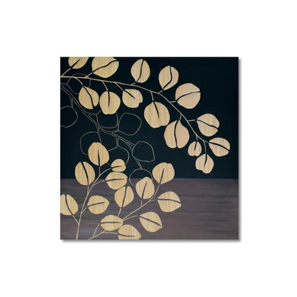 Wood Sculpture Art "Eucalyptus" BK+NP