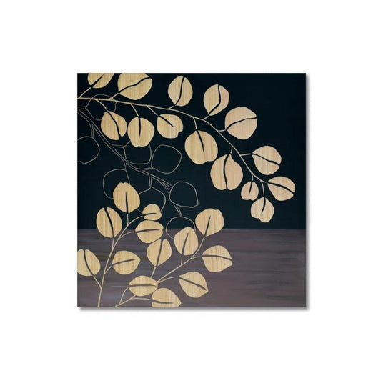 Wood Sculpture Art "Eucalyptus" BK+NP