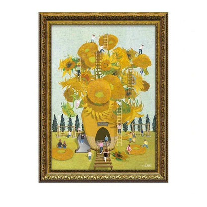 Art Panel - Sohta Shiraishi "Van Gogh's Sunflowers Athletic Park"