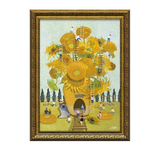Art Panel - Sohta Shiraishi "Van Gogh's Sunflowers Athletic Park"