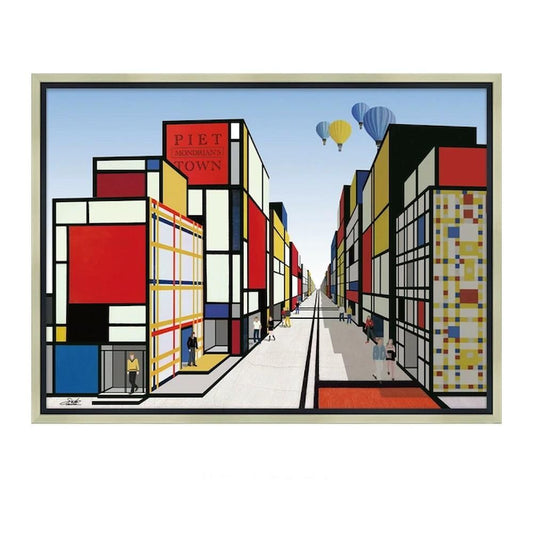 Art Panel Sota Shiraishi "Mondrian's Museum Town"